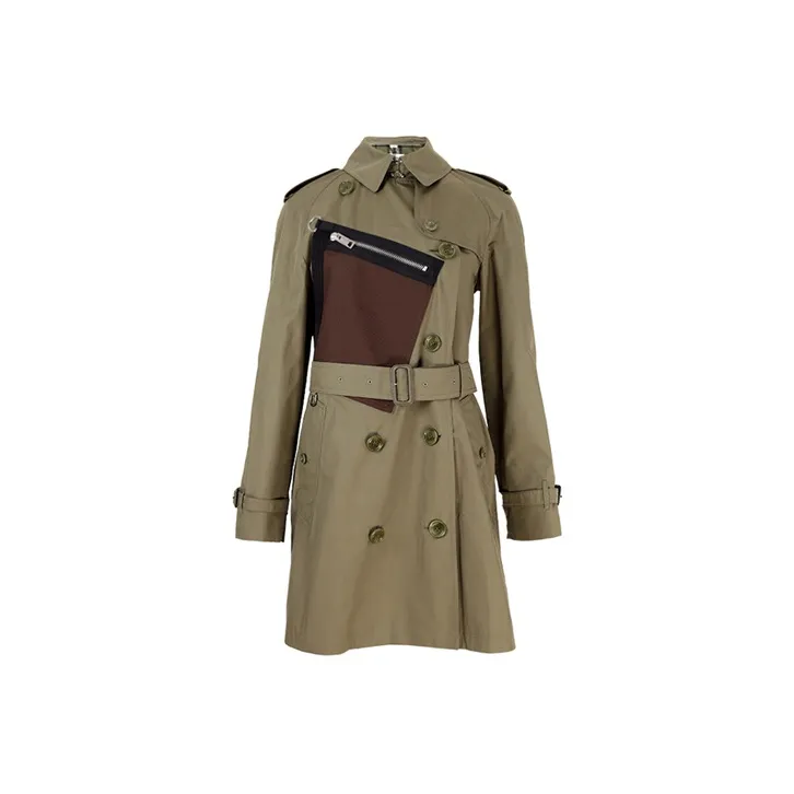Burberry Trench Coat Women's Green-0