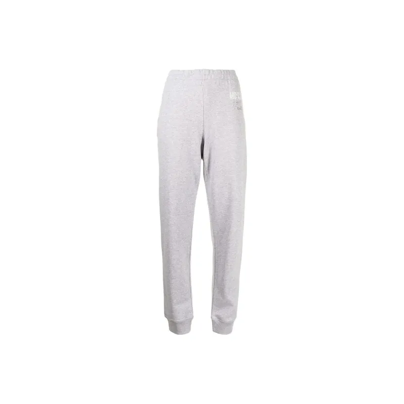 MOSCHINO Knitted Sweatpants Women's Light Gray-0
