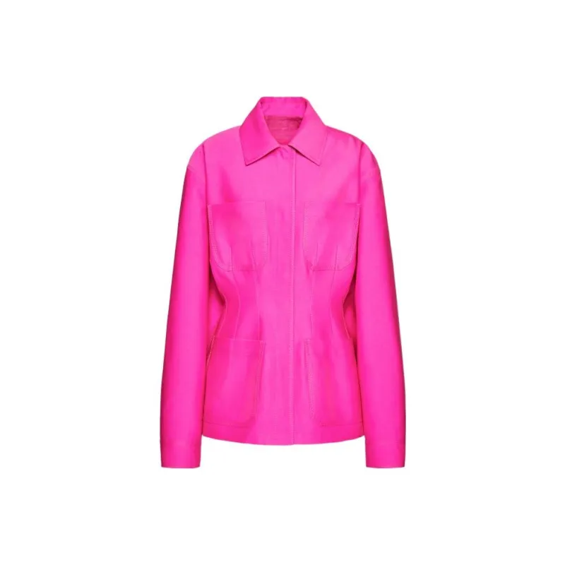 Valentino Pink Pp Collection Coat Women's Pink-0