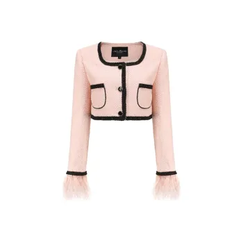 NANA JACQUELINE Cropped Coats Women's Pink
