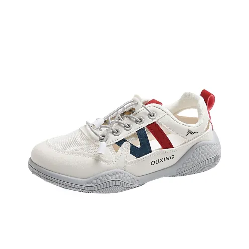 ATONGMU Casual Shoes Women's Low Top Blue/Red/Ecru