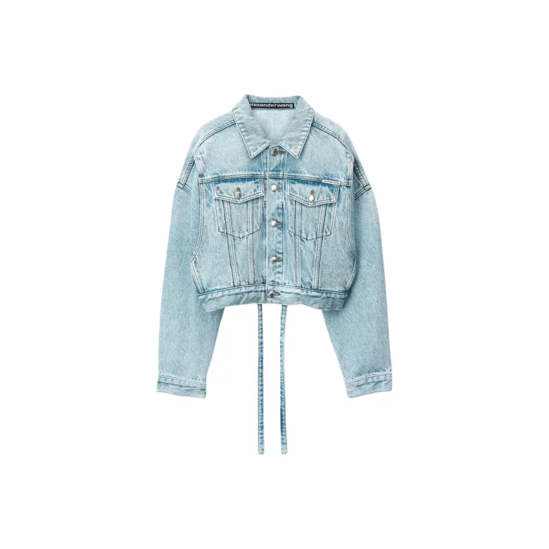 Alexander Wang Cinch Hem Trucker Jacket-0