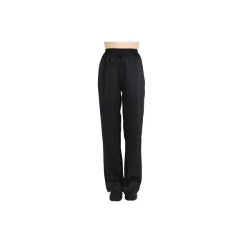 Marine Serre Moon Sun Satin Jacquard Drawstring Trousers 'Black'