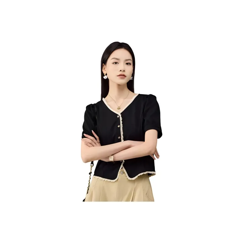 YALIDA Knitwear Women's Black-0
