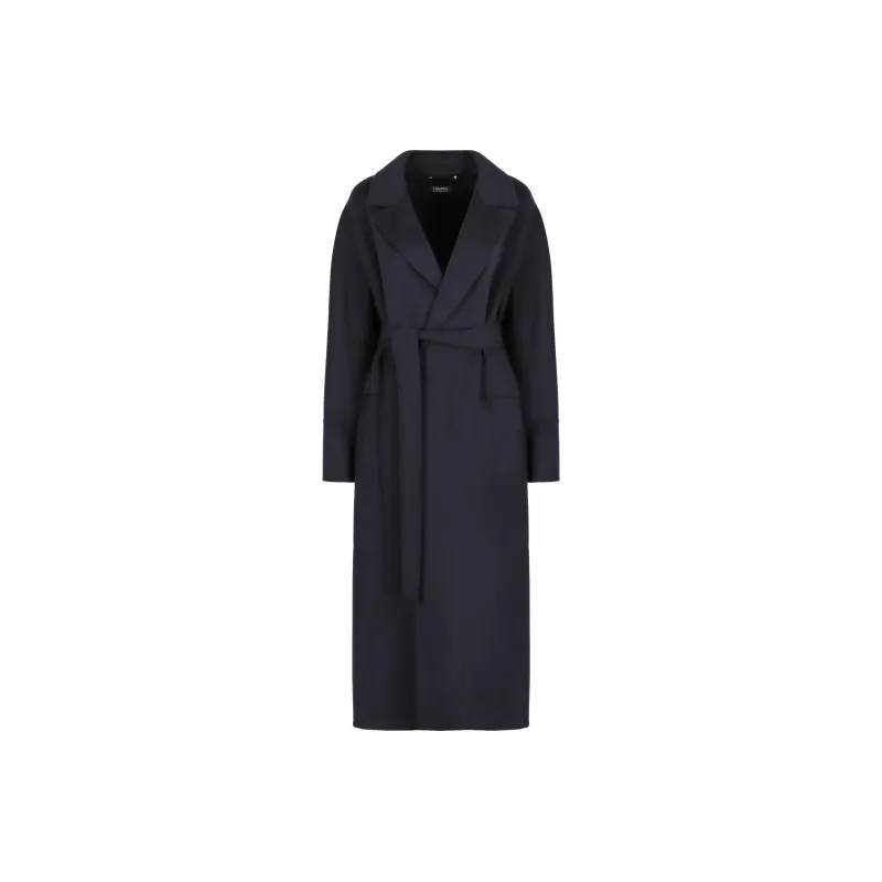 'S MAX MARA Belted Long Sleeved Coat-0