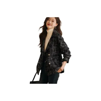 Mo Han Yi Mei Coats Women's Black
