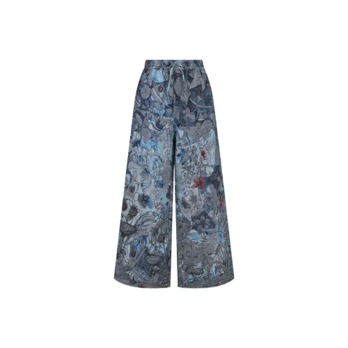 DIOR SS23 Chinese New Year Casual Pants Women's Blue