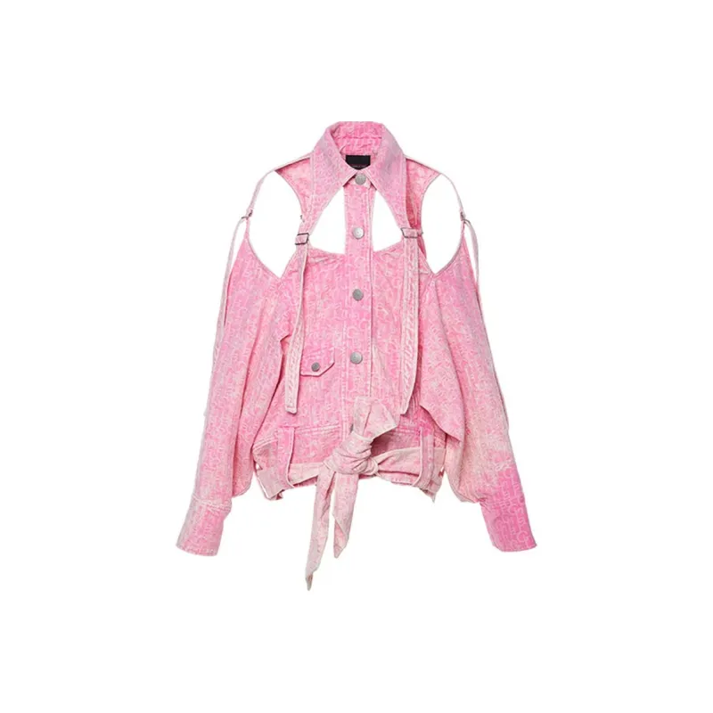 Laurence & Chico Denim Jackets Women's Light Pink-0