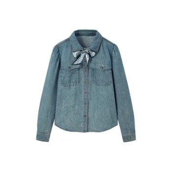 Pit Denim Jacket Women's Light Denim Blue