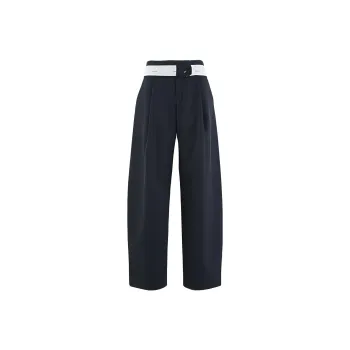 YOEYYOU Casual Pants Women's Night Blue
