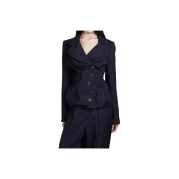 Vivienne Westwood Ruched Single Breasted Jacket