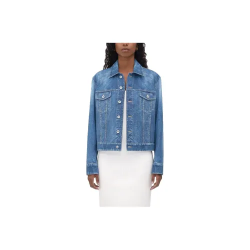 Bottega Veneta Denim Jackets Women's Blue
