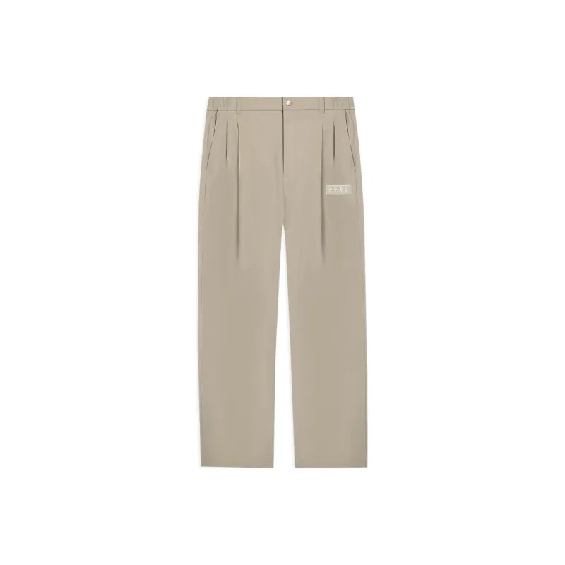 LiNing Knitted Sweatpants Women's Khaki-0