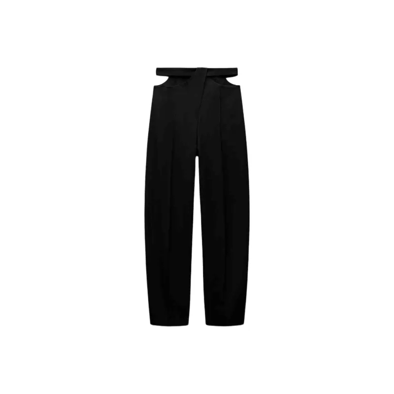 ZARA ZW Series Casual Pants Women's Black-0