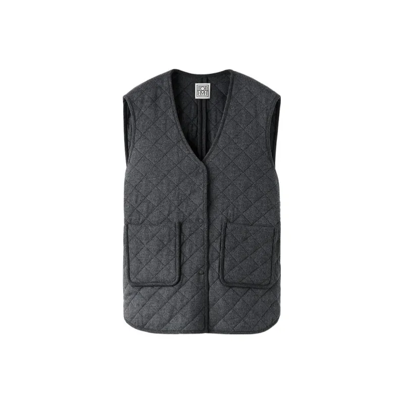 TOTEME Vests Women's Dark Gray-0