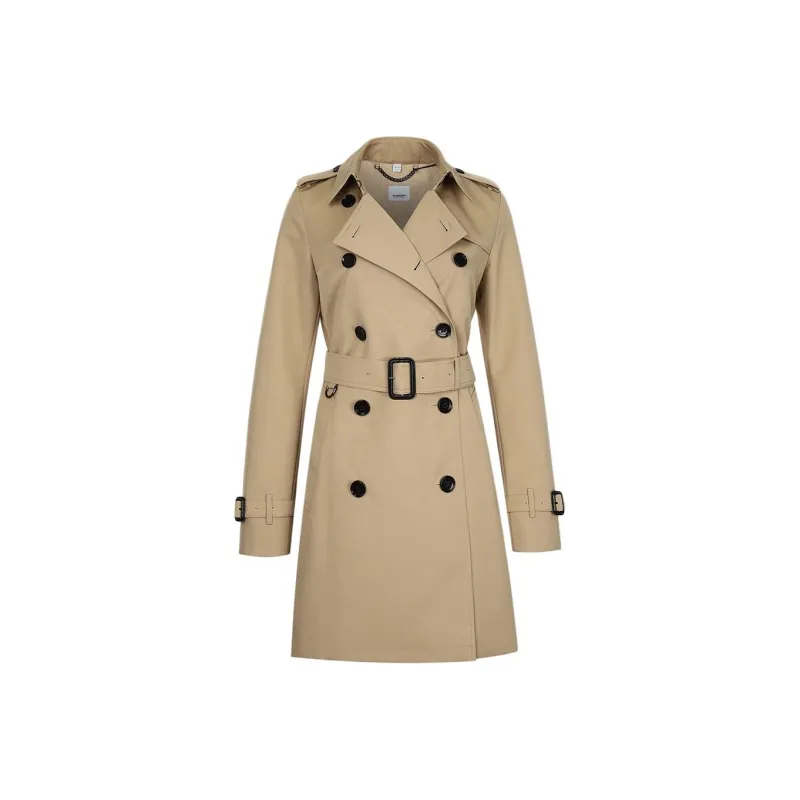 Burberry Trench Coat Women's Beige-0