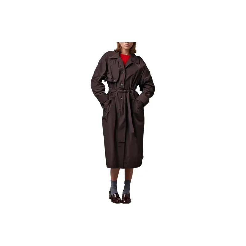 Rouje Trench Coats Women's Gray-0