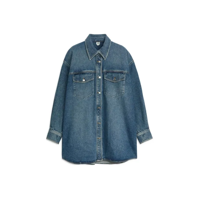 ARKET Denim Jacket Women's Blue-0