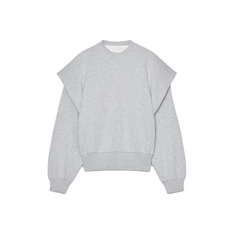 ZARA Sweatshirt Women's Zebra Print Gray-0