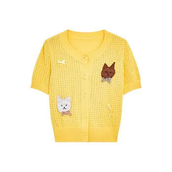 ELF SACK Knitwear Women's Kitten Yellow