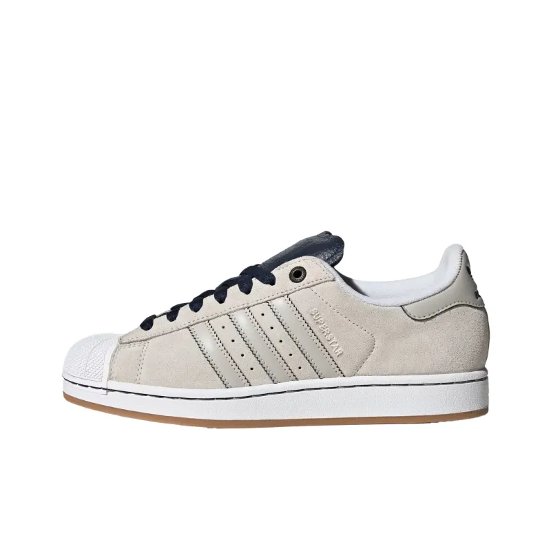 Adidas Originals Superstar 2 Anti Slip Wear Resistant Low Top Skateboard Shoes Unisex White-0