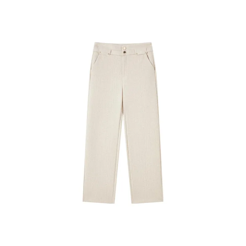 FINITY Casual Pants Women's Beige-0