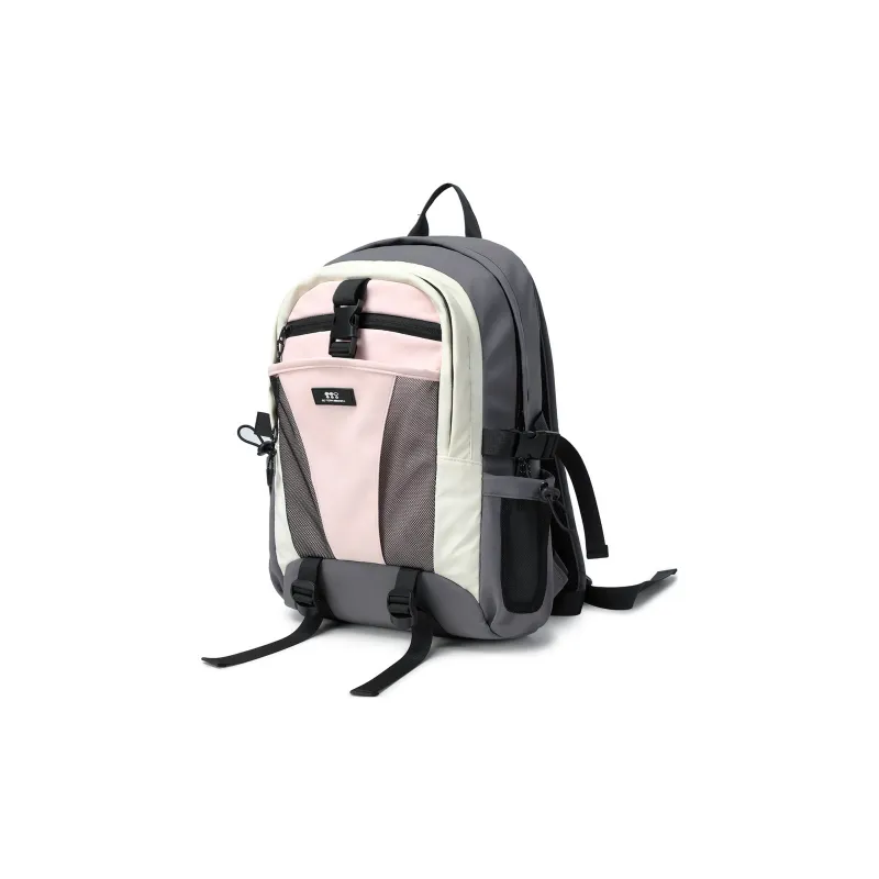SNOOPY Polyester Backpack Large Size Unisex Pink/Sky Blue/Khaki/Purple-7