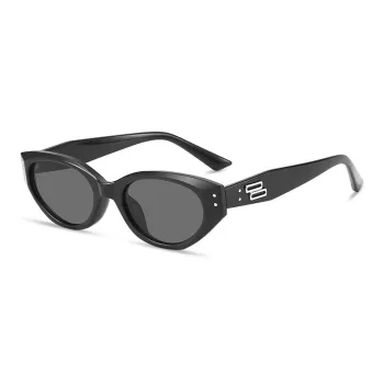 JINGBEI Plate Frame Cat Eye Sunglasses Unisex