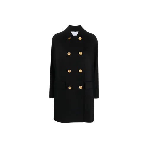 HARRIS WHARF LONDON Mac Double breasted Virgin Wool Coat