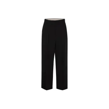 MaxMara Studio Burano Cropped Wide Leg Trousers