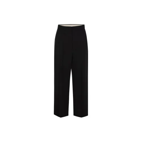 MaxMara Studio Burano Cropped Wide Leg Trousers