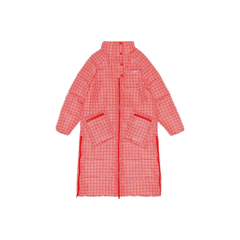 GANNI Puffer Jacket Women's Vibrant Red-0