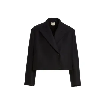 KHAITE The Raymond Cropped Jacket
