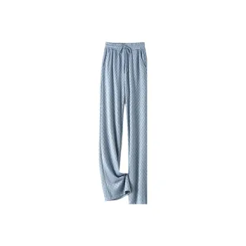 Mo Han Yi Mei Casual Pants Women's Blue