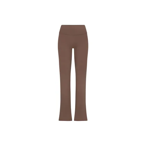 SKIMS COTTON JERSEY FOLDOVER PANT Casual Pants Women's TRUFFLE/Truffle