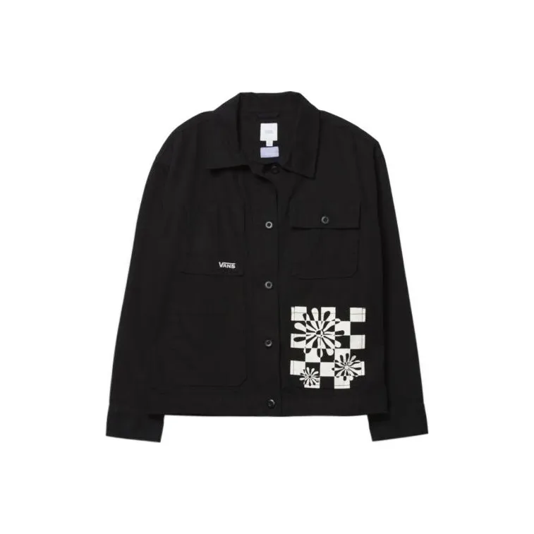 Vans DIVINE ENERGY Denim Jacket Women's Black-0