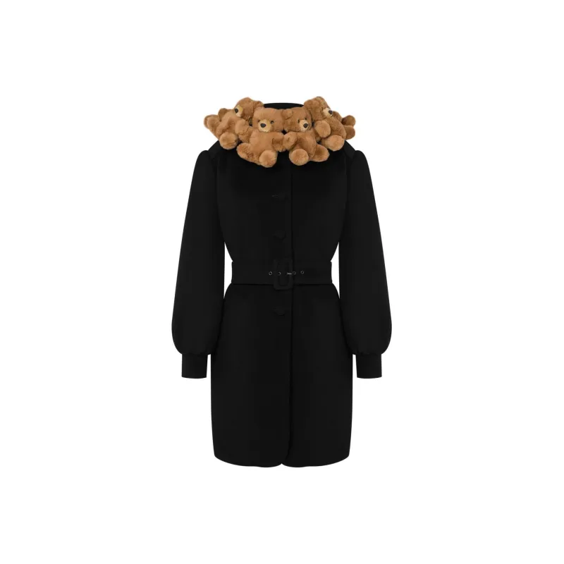 MOSCHINO Teddy Bear Belted Coat-0