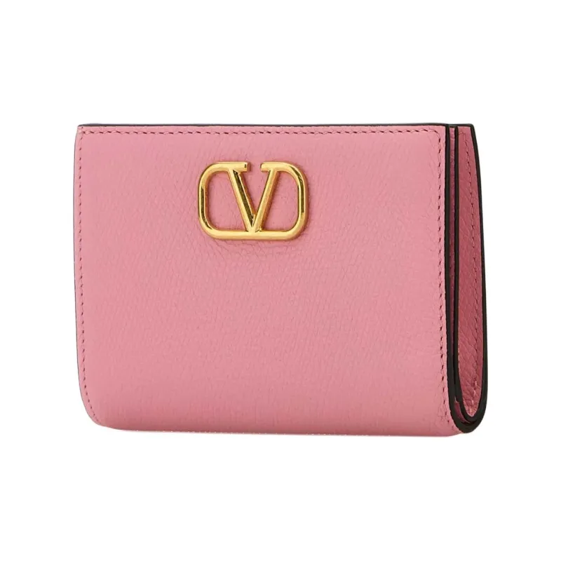 Valentino Leather Wallet Women's Pink-1
