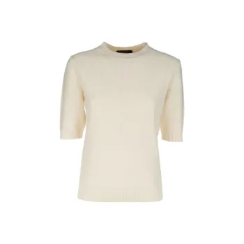 Fabiana Filippi Sequinned Short Sleeved Crewneck Jumper