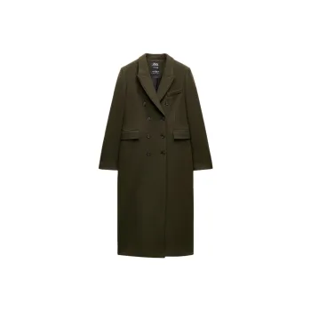 ZARA Coats Women's Khaki