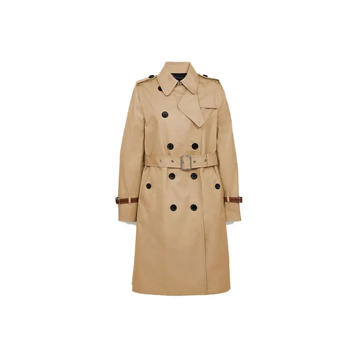 COACH Trench Coat Women's Khaki-0