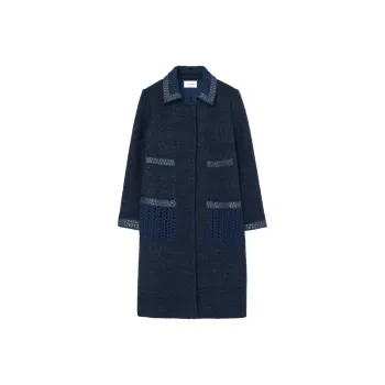 St. John Single-breasted Tweed Coat