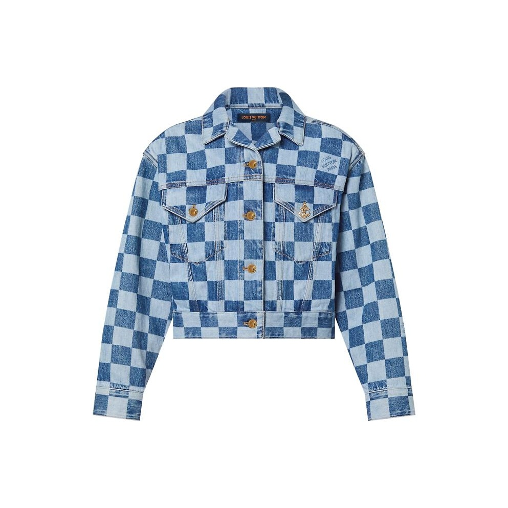 LOUIS VUITTON Denim Jackets Apparel Women on Sale