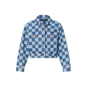 LOUIS VUITTON Damier Denim Jacket