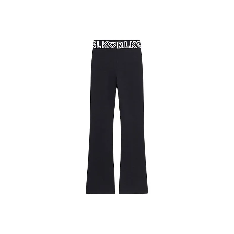 KARL LAGERFELD FW23 Casual Pants Women's Black-0