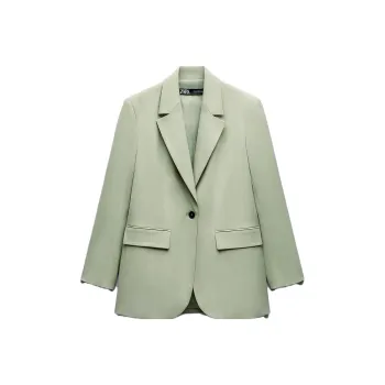 ZARA Business Suit Women's Light Green