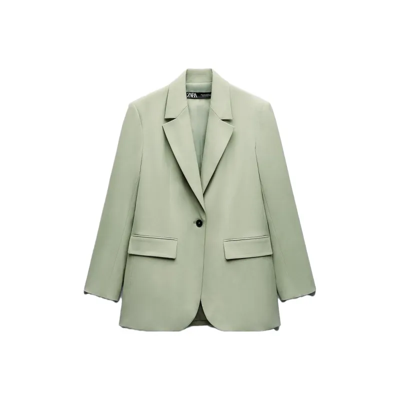 ZARA Business Suit Women's Light Green-0