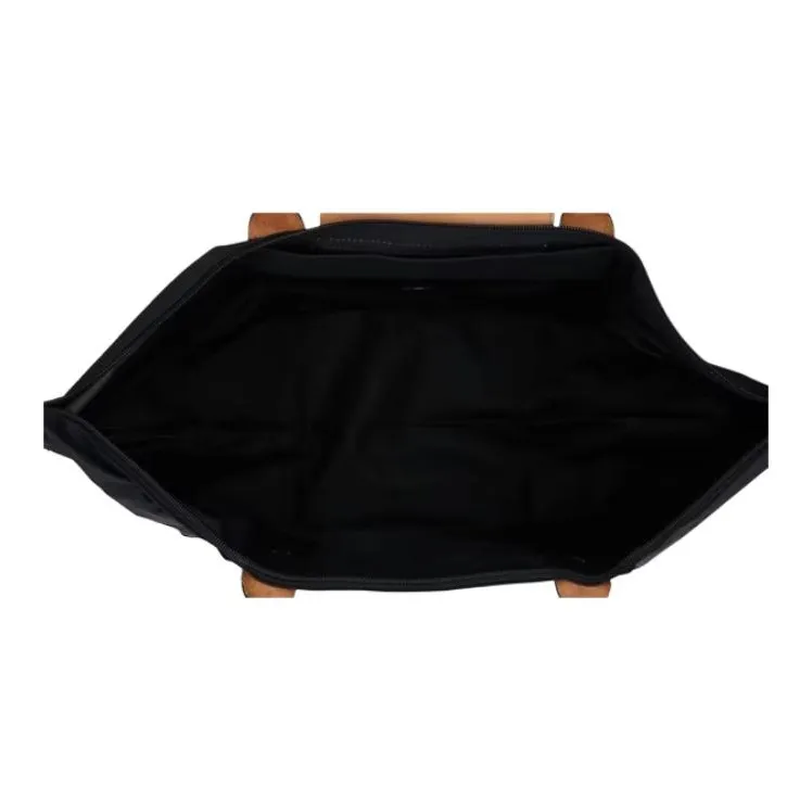 LONGCHAMP Nylon Handbag Women's Black-3