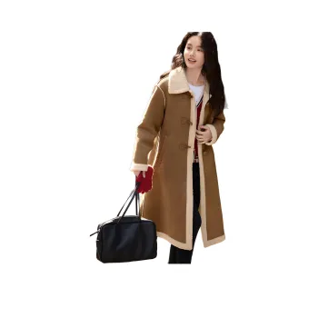 Mo Han Yi Mei Coats Women's Coffee