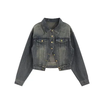 DGMZ Denim Jacket Women's Vintage Blue